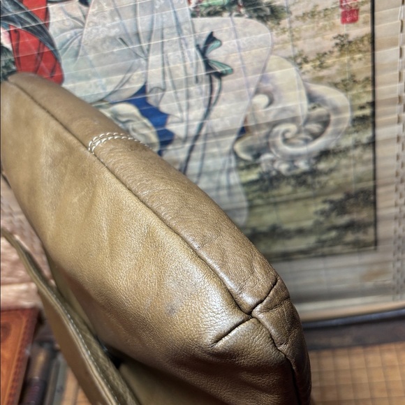 Avorio Italy Leather Crossbody Bag Tan Festival Messenger w Bosca Italian Wallet - Picture 10 of 17